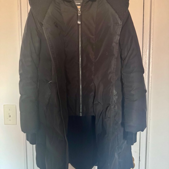 Mackage Brigid Knit Trim Down Coat - Picture 3 of 4